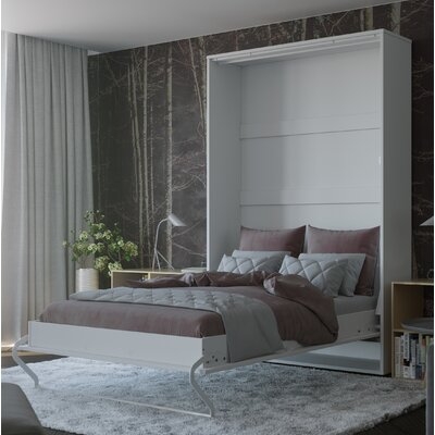 Lucan Vertical Wall Murphy Bed with Mattress - Image 0