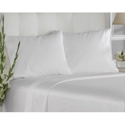 Mcghee 400 Thread Count Cotton Solid Pillowcases - Image 0