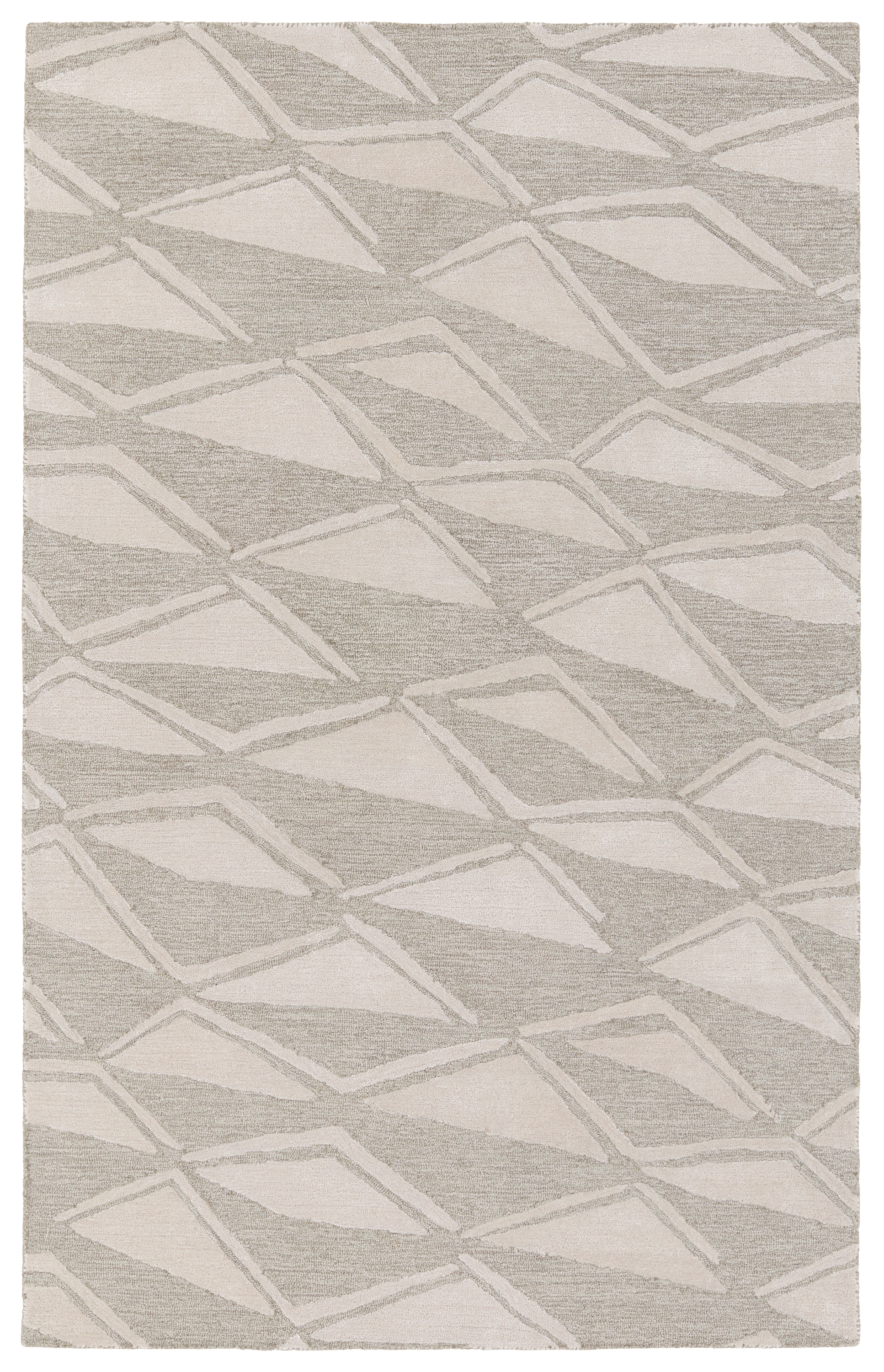 Nikki Chu by Movran ENK18 Handmade Tribal Gray Area Rug (6'x9') - Image 0