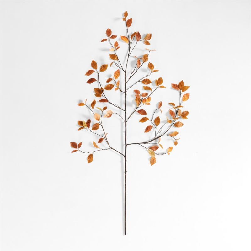 Faux Golden Yellow Leaf Branch 66" - Image 1