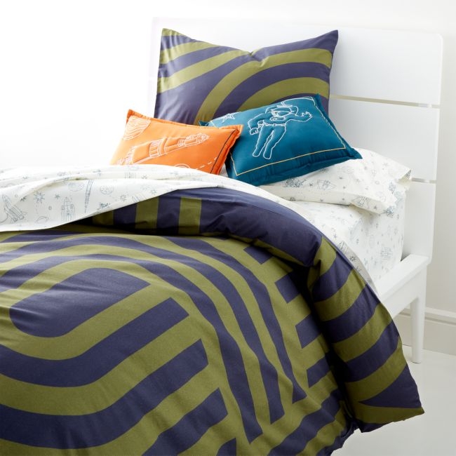 Curved Line Work Twin Duvet Cover - Image 0