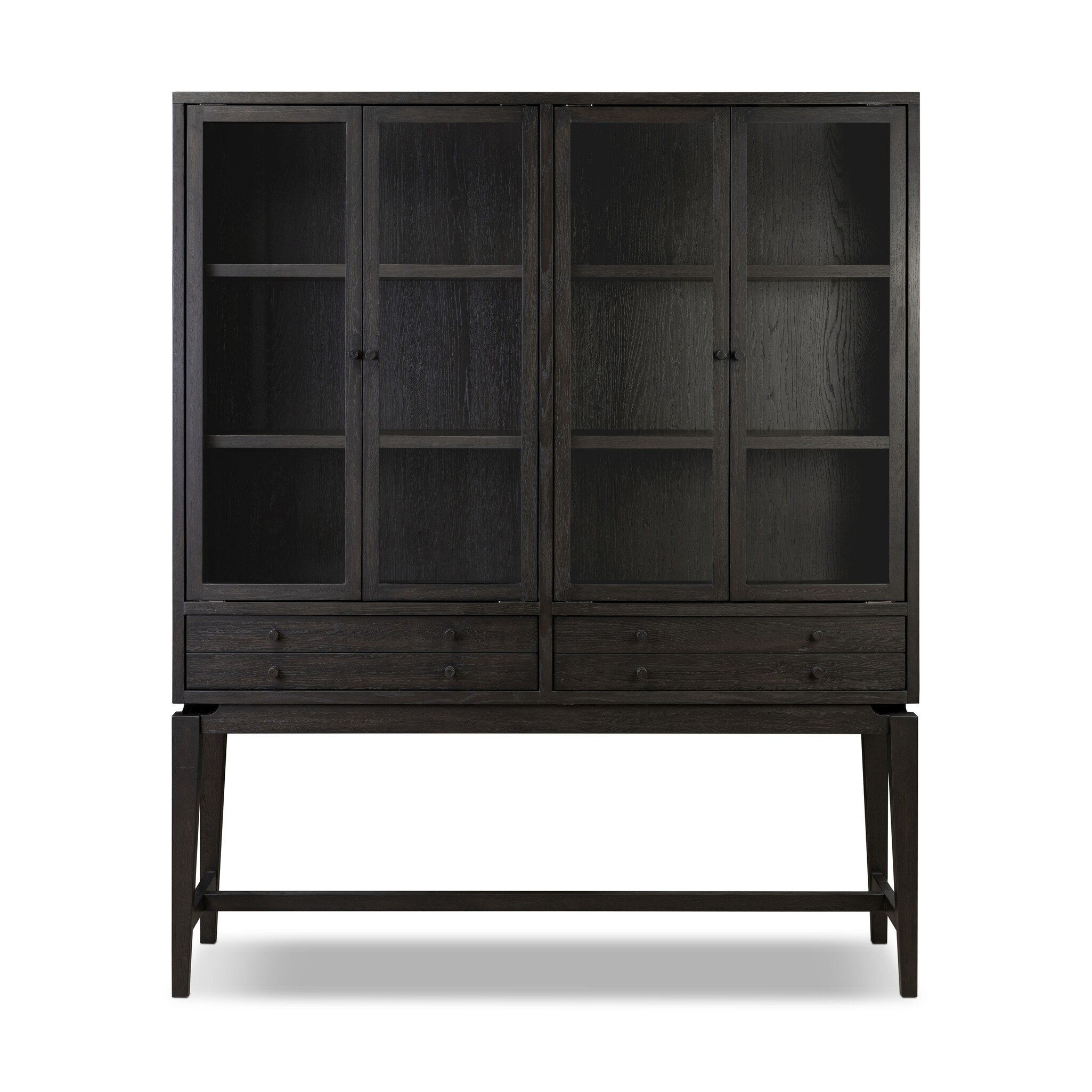 Bergstrom Cabinet - Smoked Black Veneer - Image 0