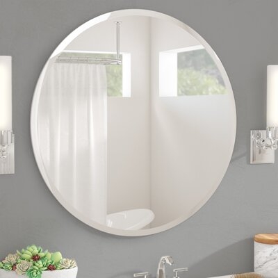 Anaelle Modern and Contemporary Beveled Frameless Accent Mirror - Image 0