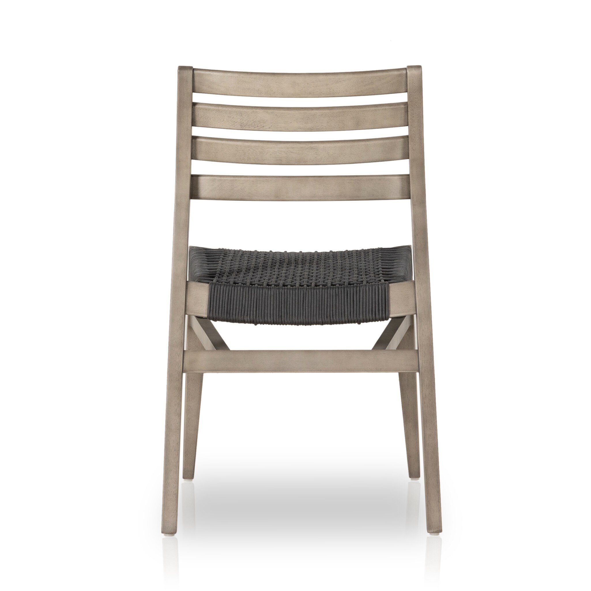 Audra Outdoor Dining Chair - Slate Grey Rope - Image 5