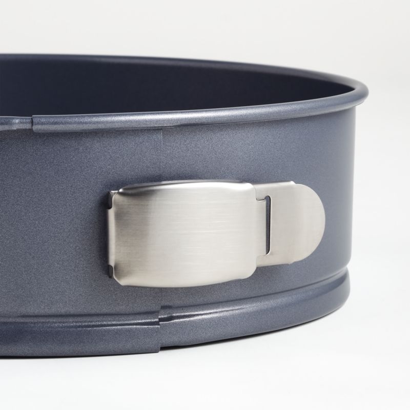 Crate & Barrel Slate Blue 9" Springform Pan - Image 1