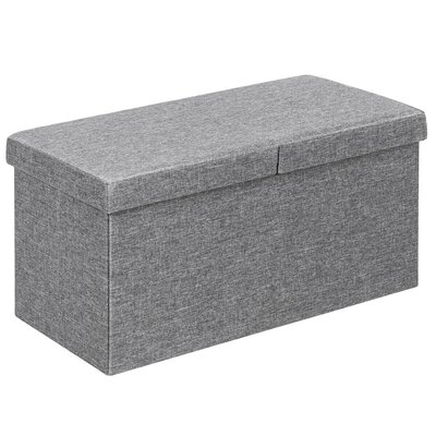 30" Folding Storage Ottoman With Lift Top - Image 0