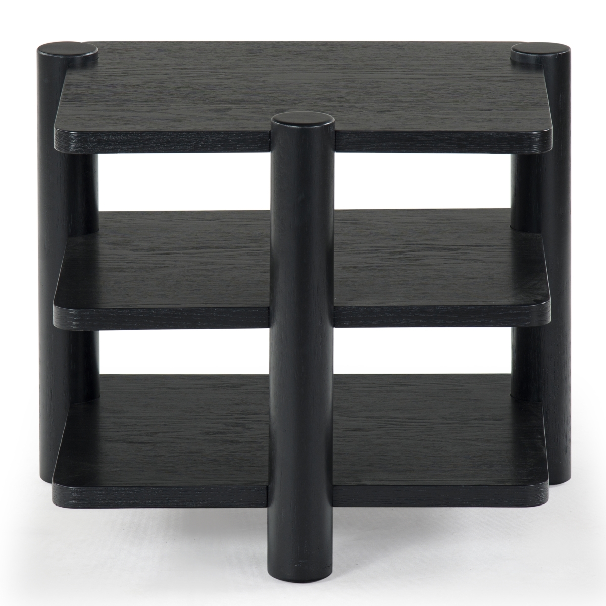 Edisyn 3 Shelf Wood Accent Table - Black - Image 6