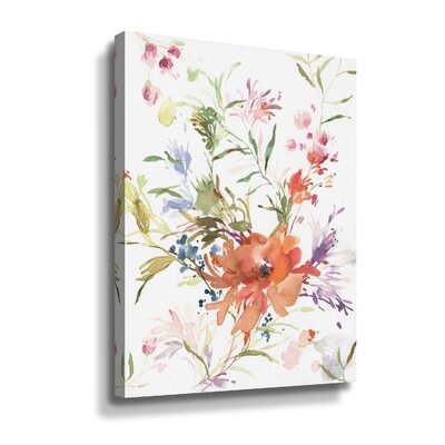 Breezy Florals IV Gallery Wrapped Canvas - Image 0