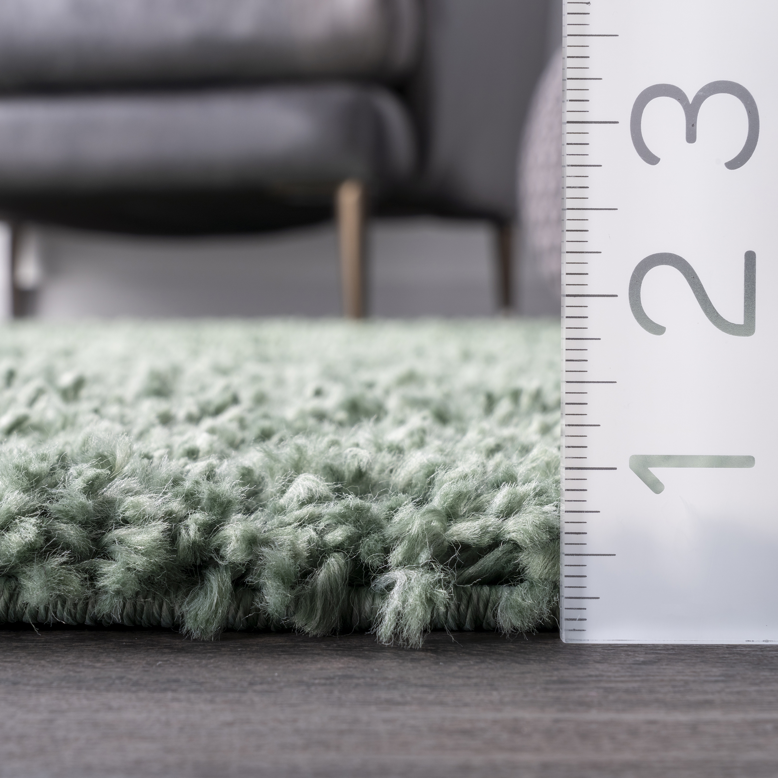 Kara Solid Shag Area Rug - Image 4