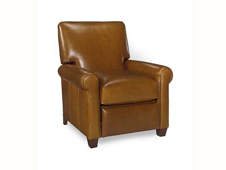 Leathercraft Anton 35"" Wide Genuine Leather Manual Club Recliner - Image 0