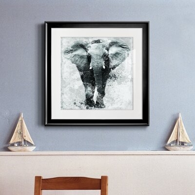 Proud Elephant-Premium Framed Print  - Ready To Hang - Image 0