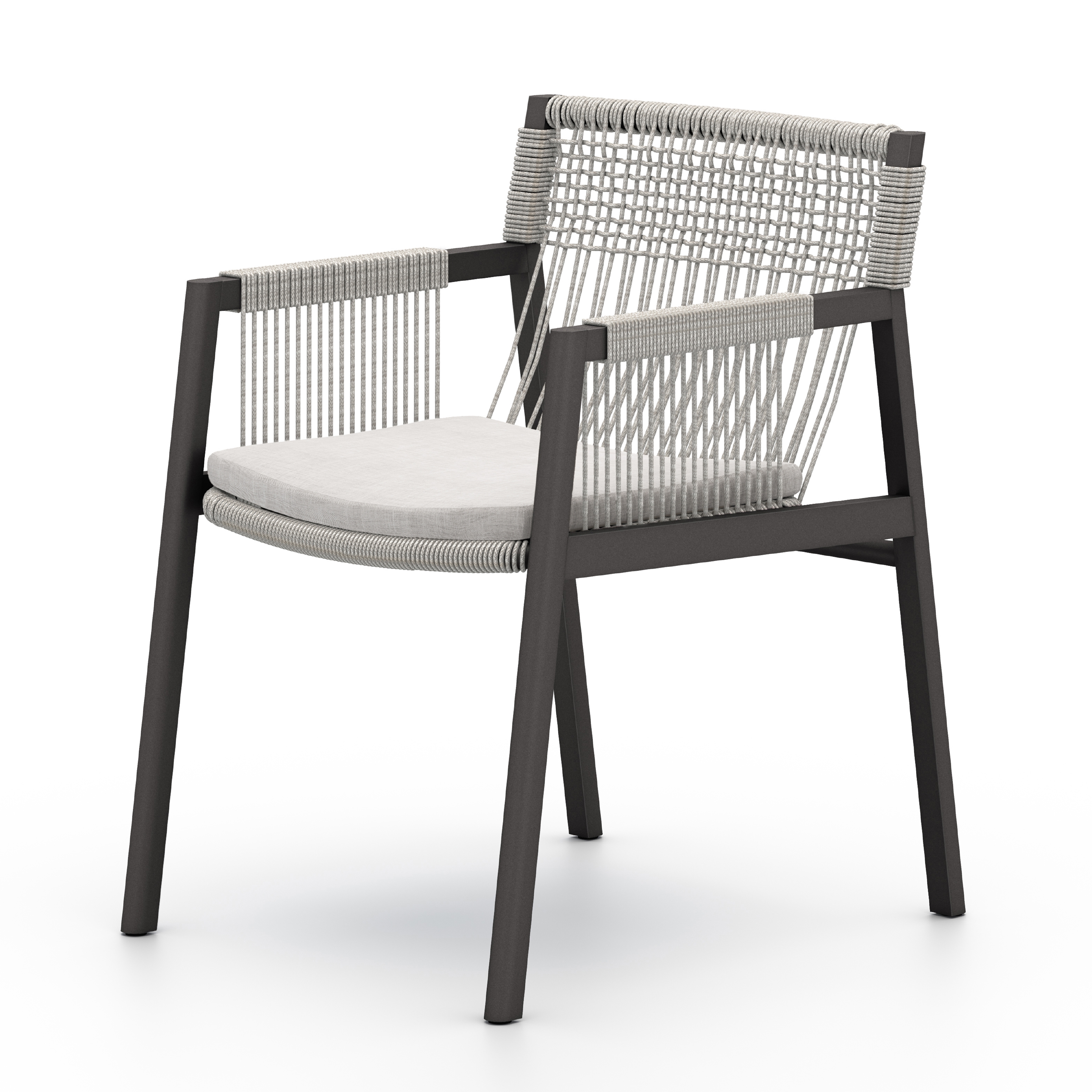 Shuman Outdoor Dining Chair-Stone Grey - Image 0