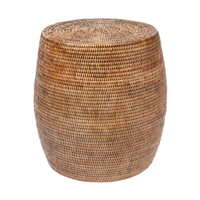 Lorie Rattan Accent Stool - Image 0