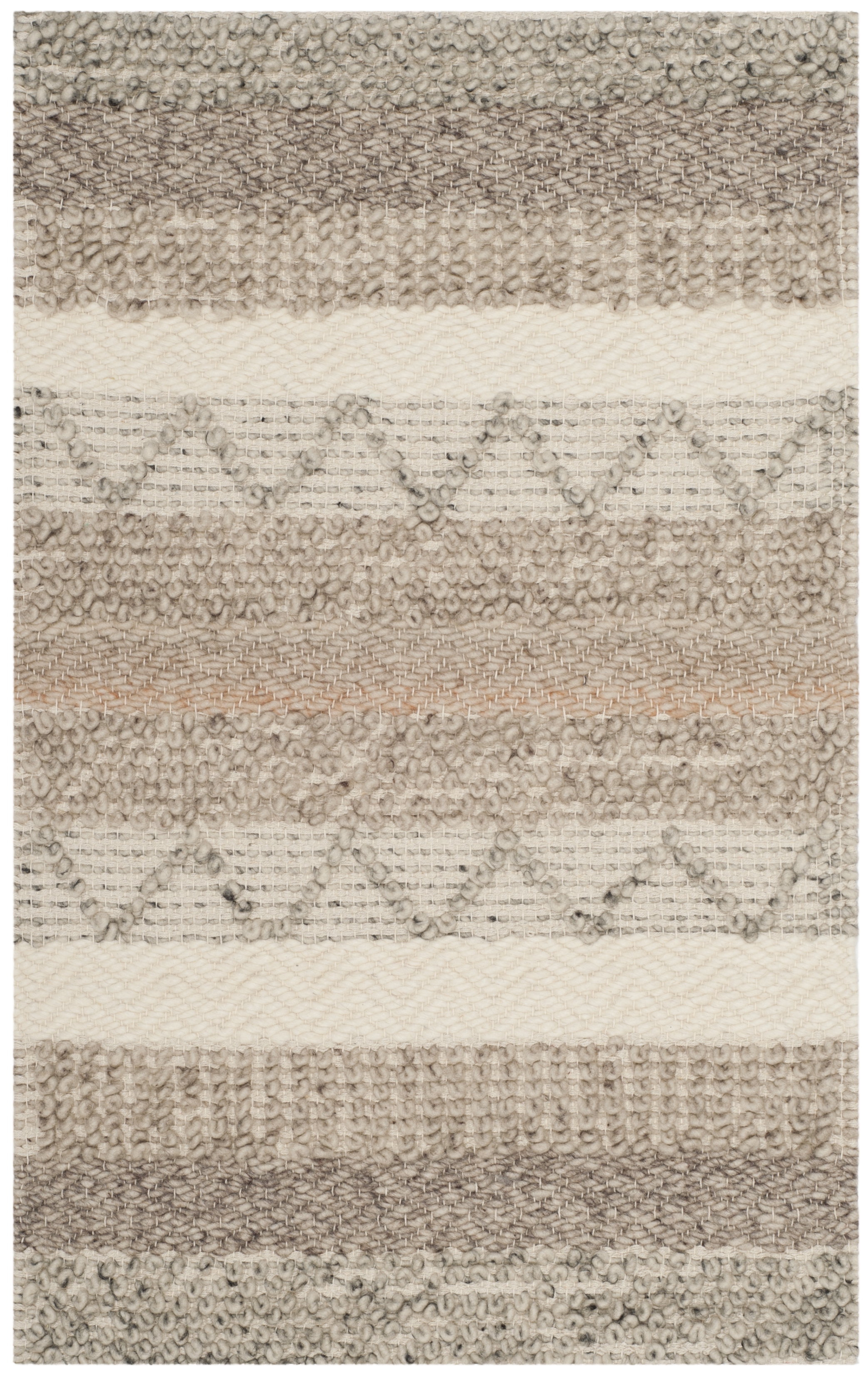 Arlo Home Hand Woven Area Rug, NAT101A, Beige,  2' X 3' - Image 0