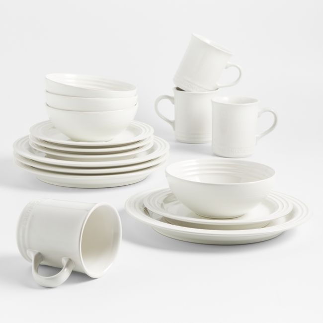 Le Creuset ® 16-Piece White Dinnerware Set - Image 0