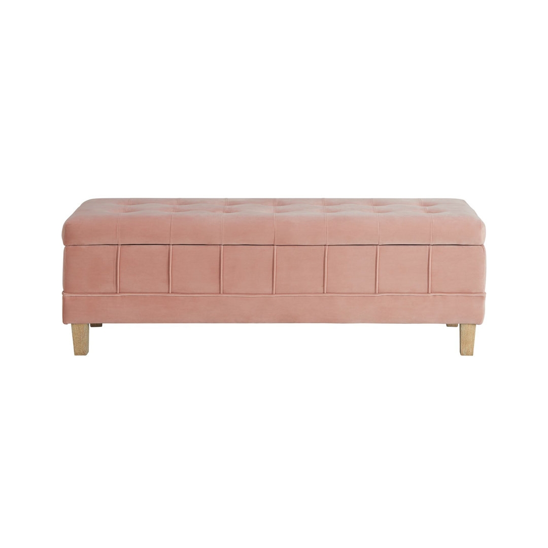 Picket House Furnishings Picket House Furnishings Jude Tufted Storage Ottoman - Image 0