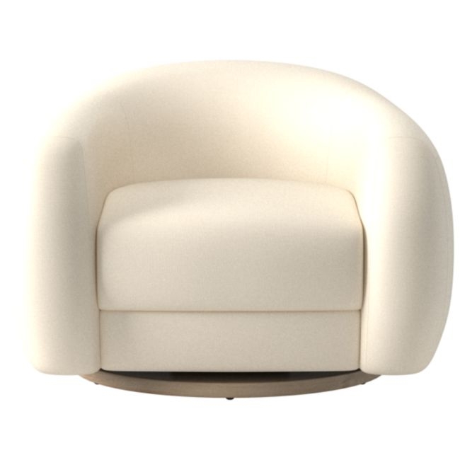 Laszlo Swivel Chair Kanvas Sand - Image 0