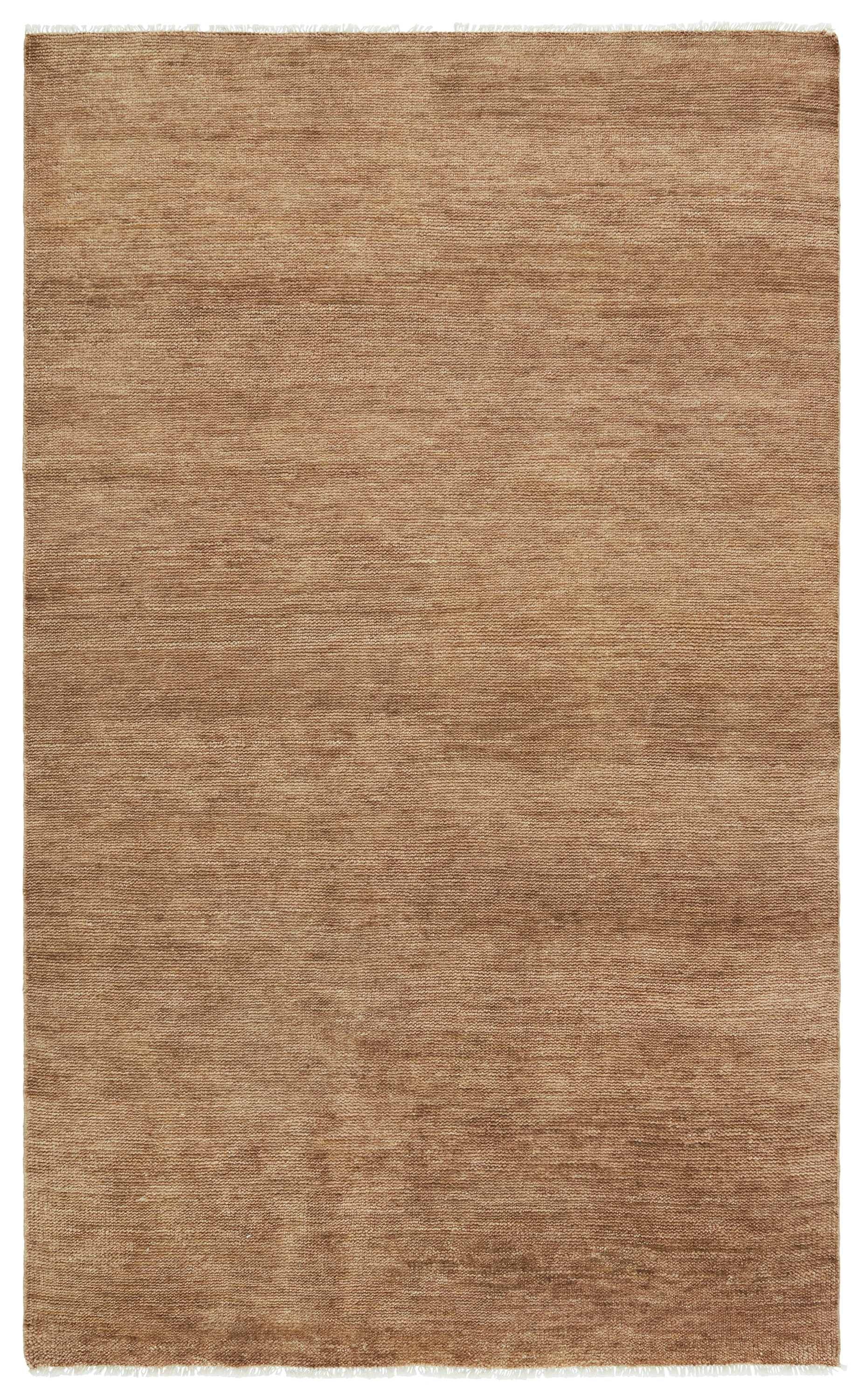 Origin SAG06 Handknotted Solid Light Brown Area Rug (12'x15') - Image 0