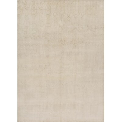 One-of-a-Kind Tibetan Hand-Knotted Light Brown 10' x 14' Area Rug - Image 0
