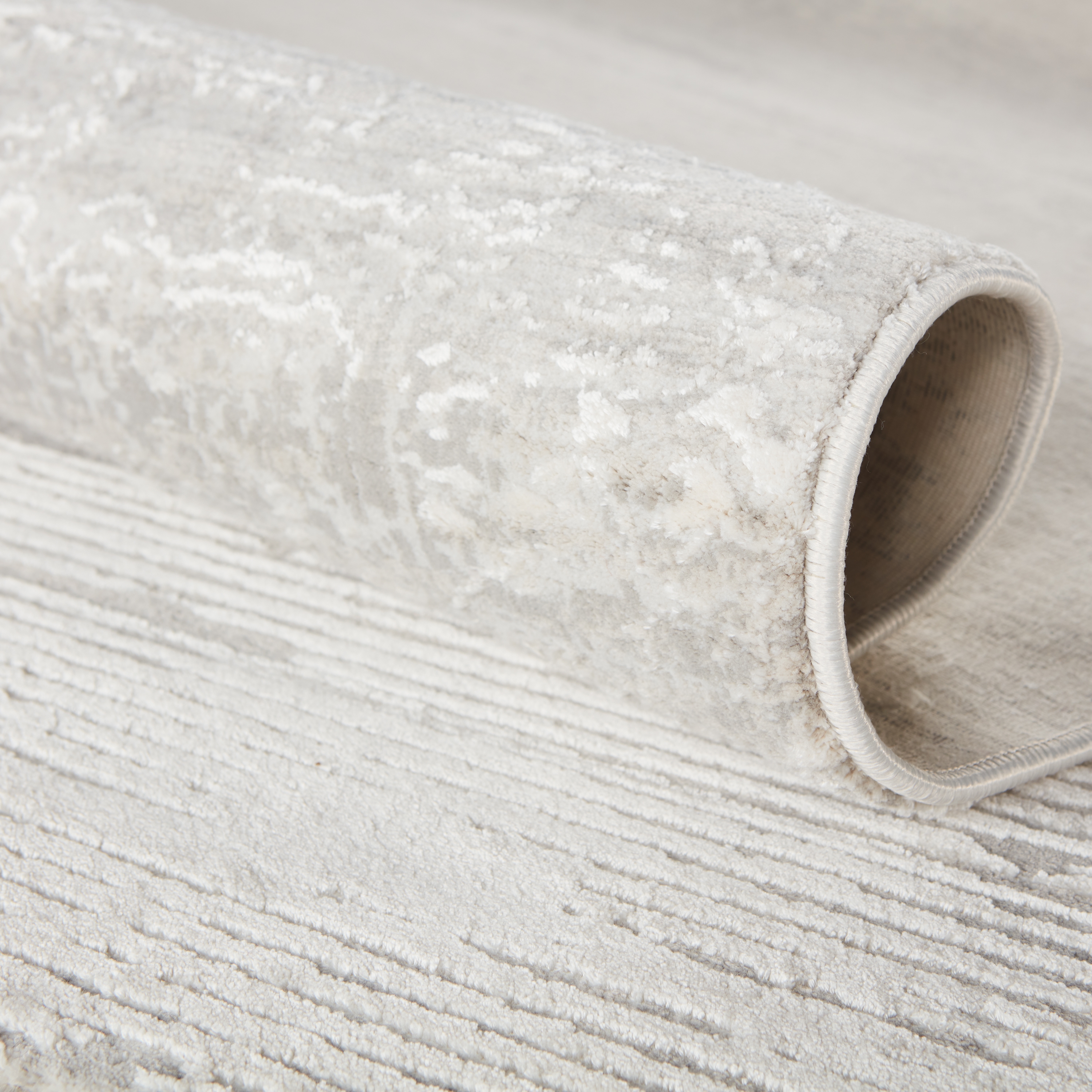 Paxton Abstract Gray/ Ivory Area Rug (6'7"X9'6") - Image 5