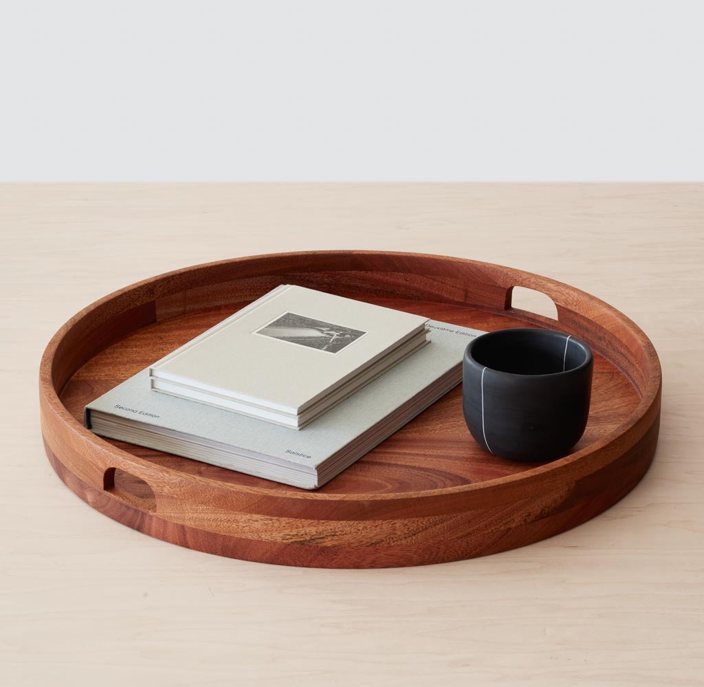 The Citizenry Tikal Round Wood Tray | Mahogany - Image 8