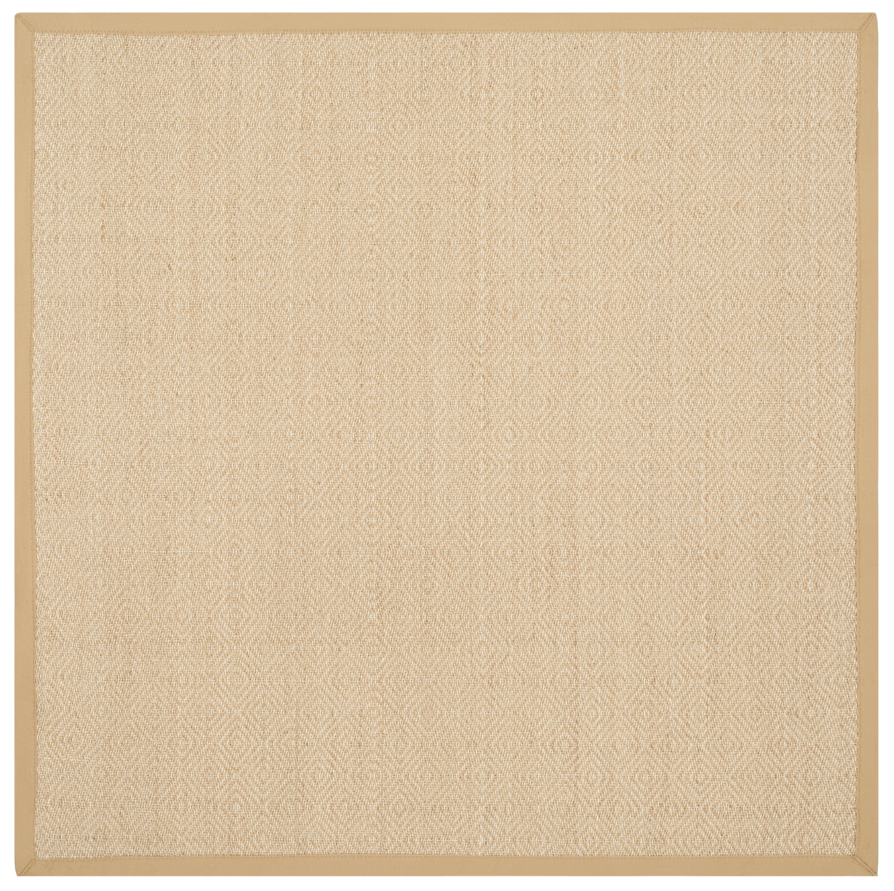 Arlo Home Woven Area Rug, NF151B, Natural/Beige,  6' X 6' Square - Image 0