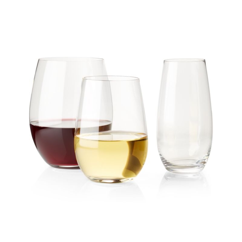 Riedel O Stemless Cabernet/Merlot Wine Glasses, Set of 2 - Image 2