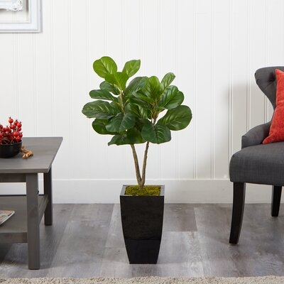 Artificial Fiddle Leaf Fig Tree in Planter - Image 0