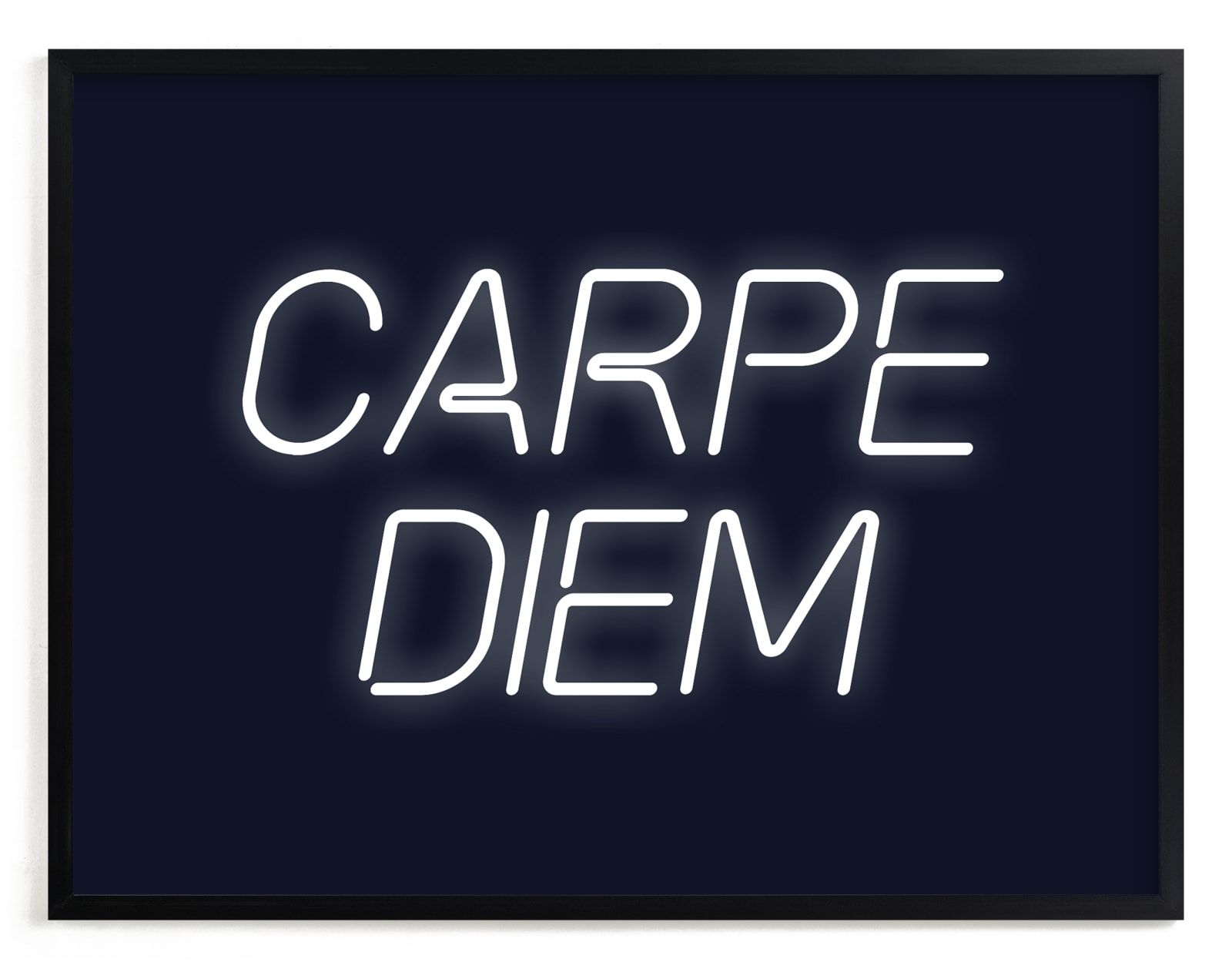 Neon Carpe Diem Open Edition Fine Art Print - Image 0