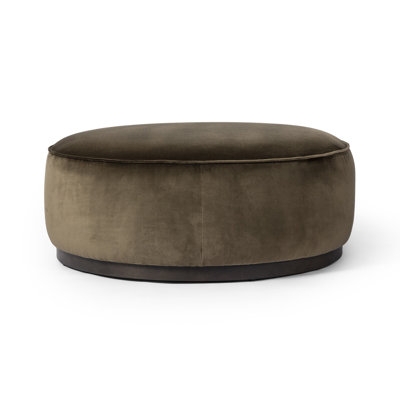 Faira 36" Wide Round Standard Ottoman - Image 0