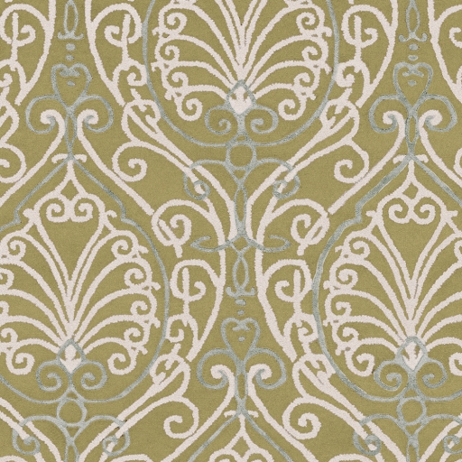 Modern Classics Green Indoor 2'6" x 8' Handmade Rug - Image 1