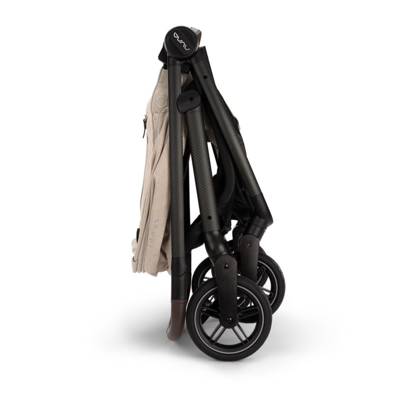 Nuna ® SWIV ™ Biscotti Brown Lightweight Baby Stroller - Image 6