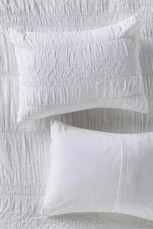 Mariella Cotton Pintuck Shams, Set of 2 - Image 0