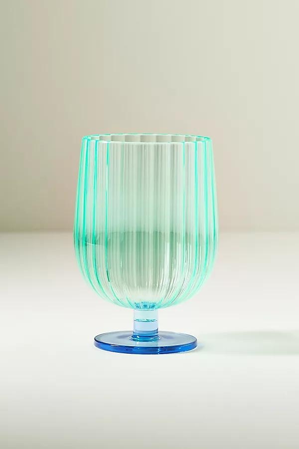 Raquel Scallop Acrylic Goblets, Set of 4 - Image 0