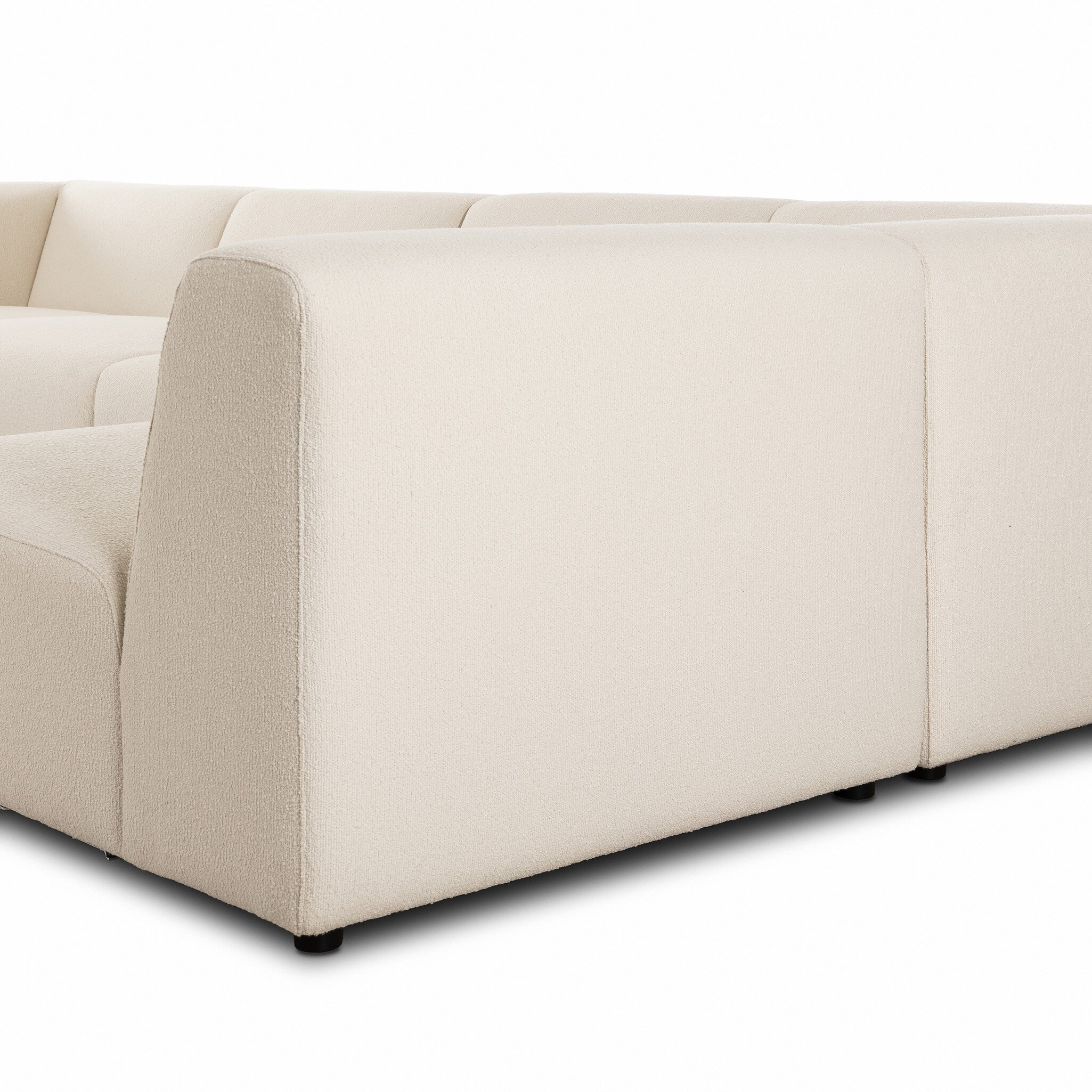 Lawndale 5-Piece Sectional + Chaise - Fayette Cloud - Image 7