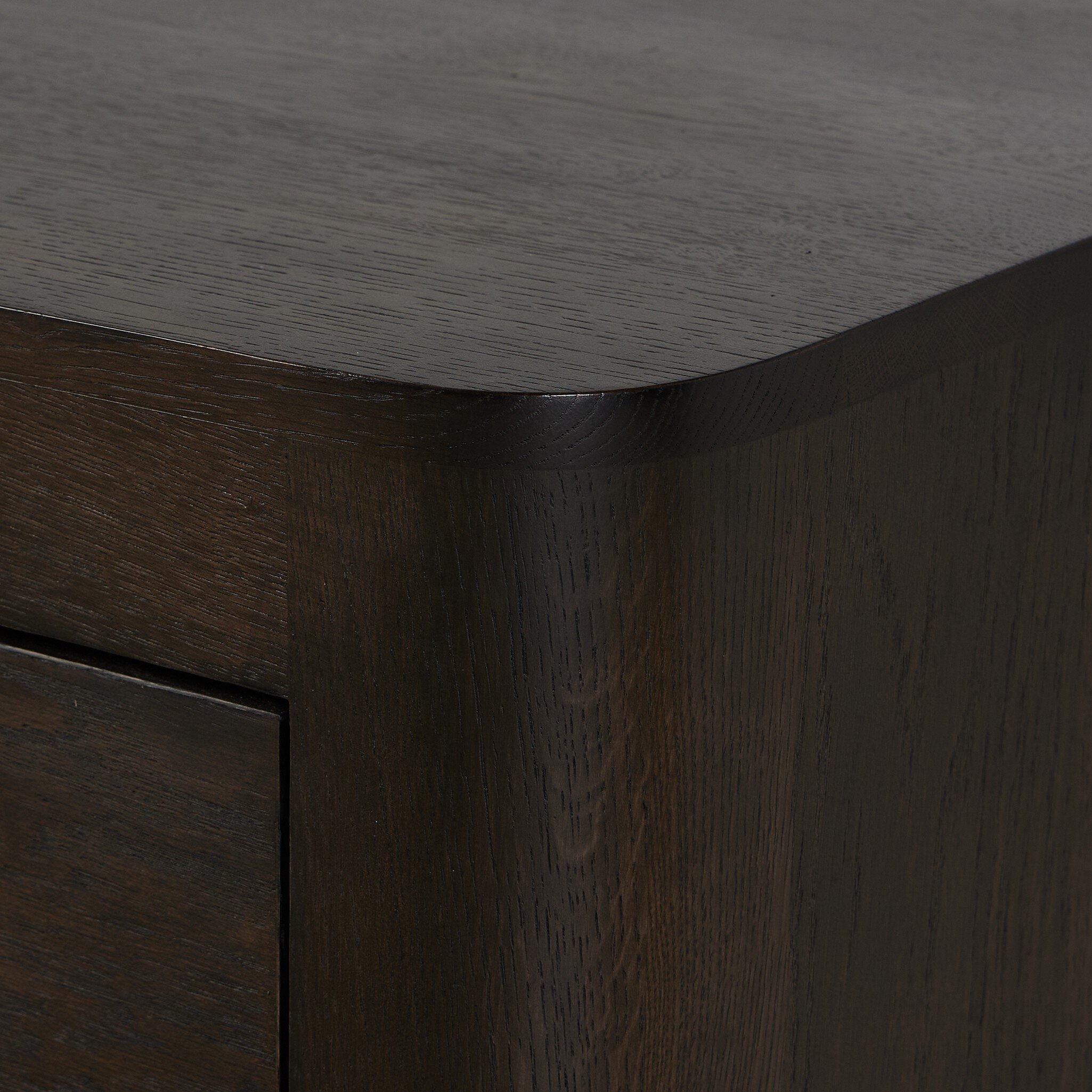 Bruce 6 Drawer Dresser - Espresso Oak Veneer - Image 10
