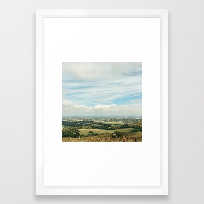 I Can See For Miles Framed Art Print by Cassia Beck - Vector White - SMALL-15x21 - Image 0