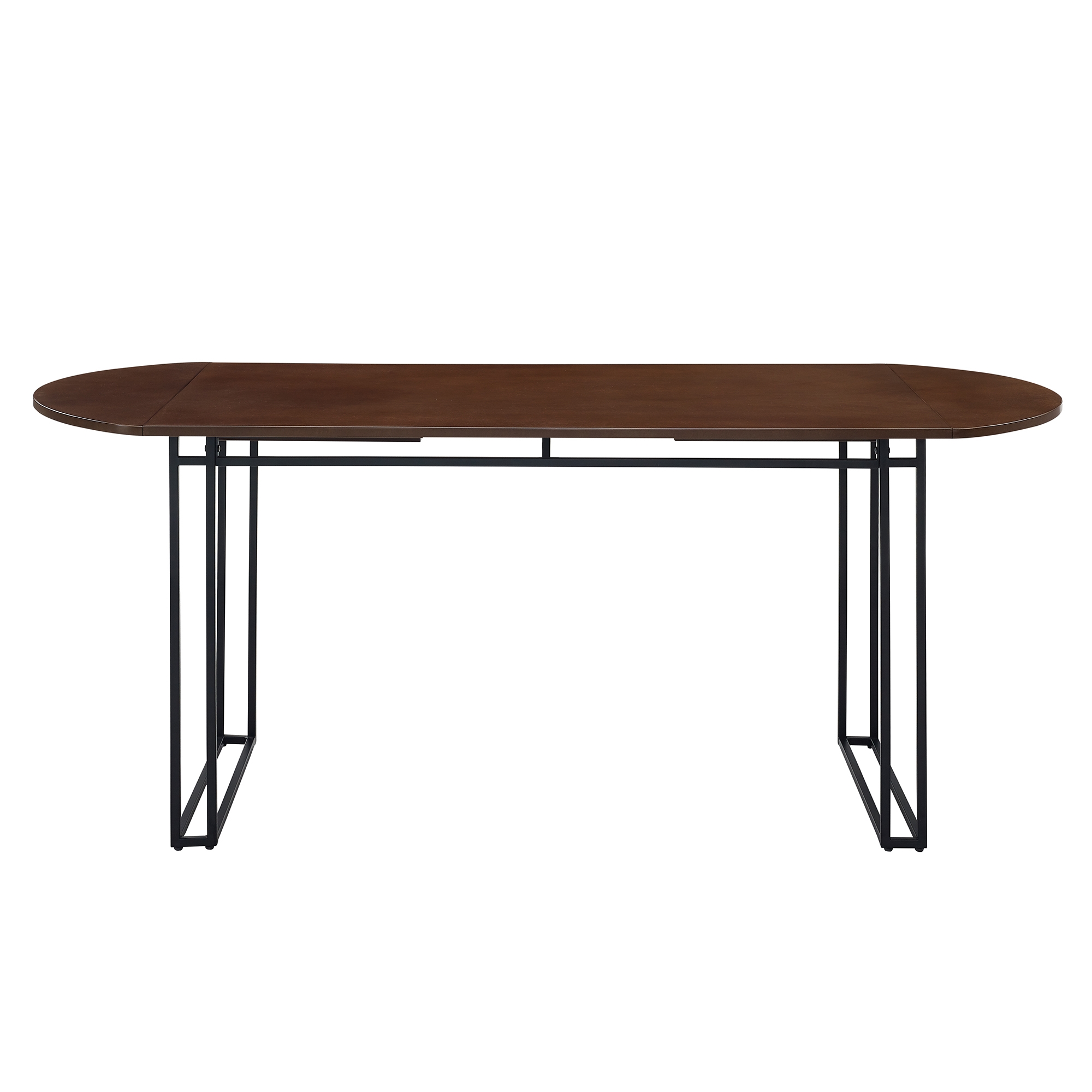 Weber 72" Oval Drop Leaf Dining Table - Walnut - Image 3