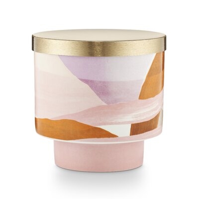 Go Be Lovely Ceramic Coconut Milk Mango Scented Jar Candle - Image 0