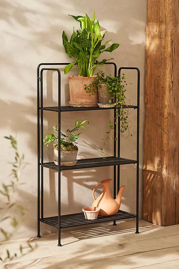 Folding Bookshelf Plant Stand - Image 0