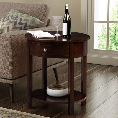Moravian End Table with Storage - Image 0