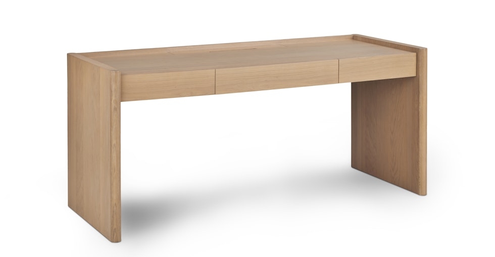 Torme 70" Desk - White Oak - Image 0