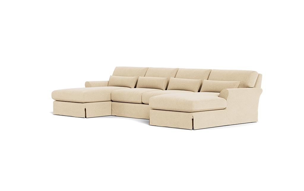 Maxwell Slipcovered U-Sectional Sofa by Apartment Therapy - Image 2