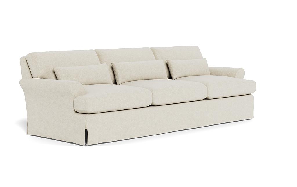 Maxwell Slipcovered 3-Seat Sofa by Apartment Therapy - Image 1