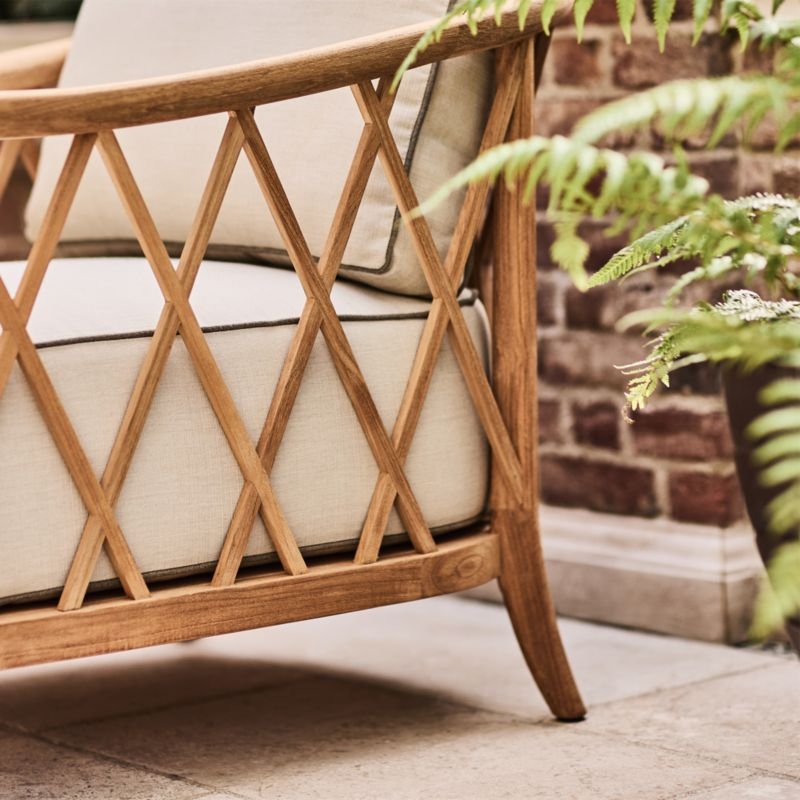 The Hartford Wood Outdoor Lounge Chair by Jake Arnold - Image 4