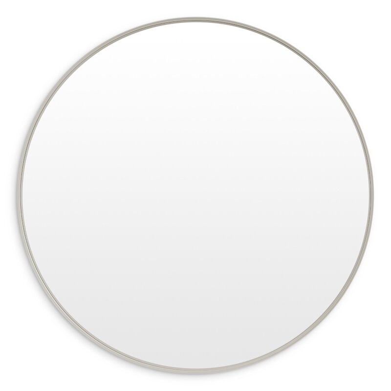 Blu Dot Hoopla Mirror Size: 51" x 51", Finish: Putty - Image 0
