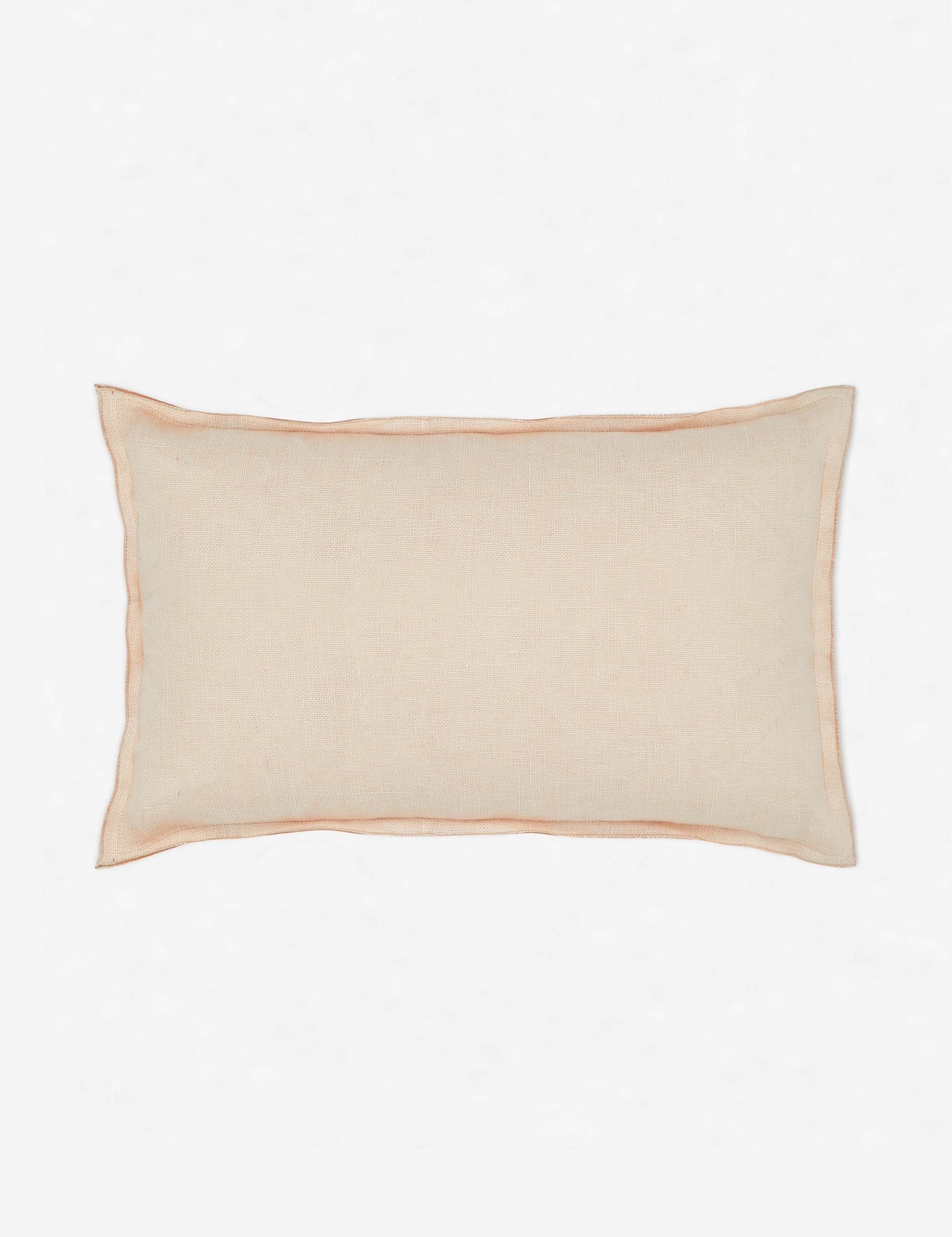 Arlo Linen Lumbar Pillow, Blush - Image 0