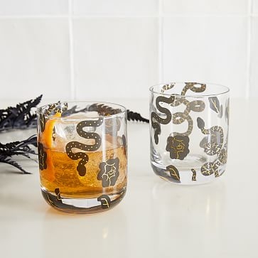 Spooky Double Old Fashioned Glasses, Set of 2 - Image 0