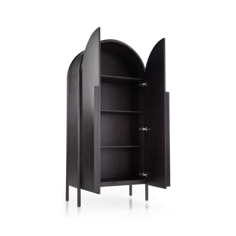 Annie Charcoal Storage Cabinet RESTOCK Early June 2022 - Image 2