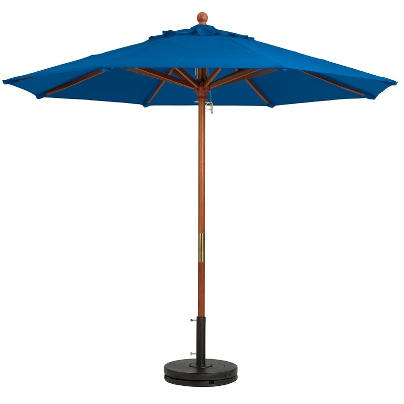 7' Market Umbrella Fabric: Pacific Blue - Image 0